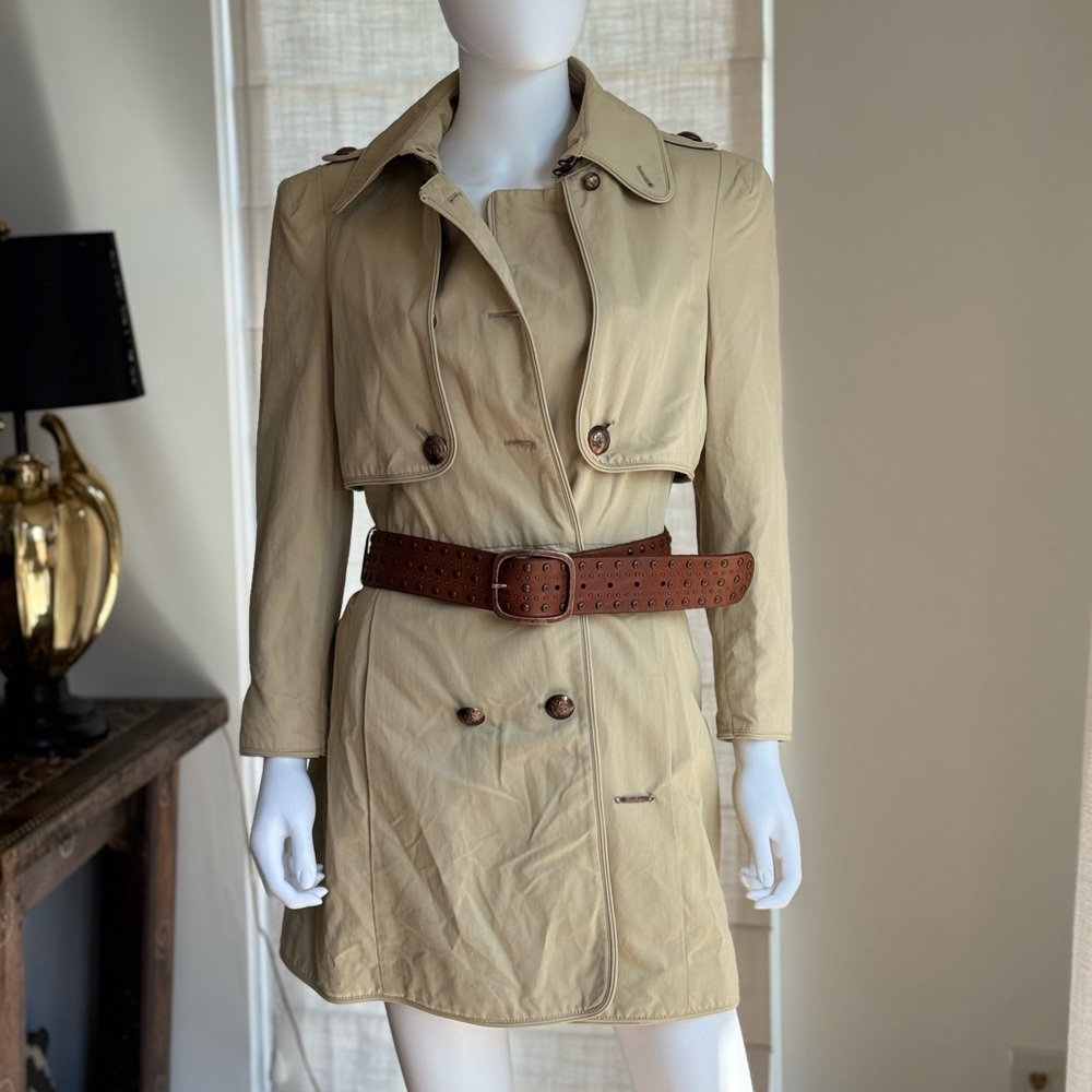 Burberry Tan Trench Coat Size Large